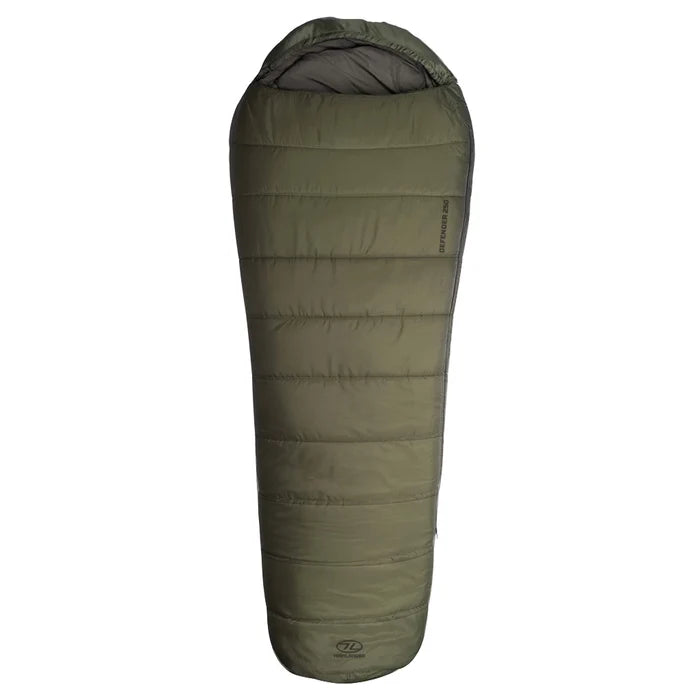 Highlander Defender 250 3 Season Sleeping Bag - Ranger Green