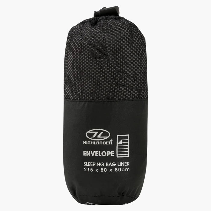 Highlander Envelope Sleeping Bag Liner - Grey