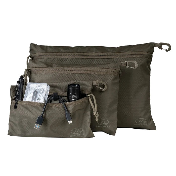 Highlander Forces Neat Freak Storage Bag Set - Ranger Green