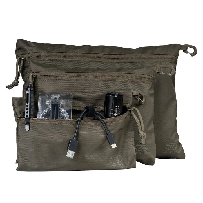 Highlander Forces Neat Freak Storage Bag Set - Ranger Green