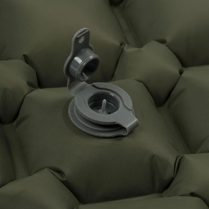 Highlander NAP-PAK Inflatable Camping Sleeping mat - Green
