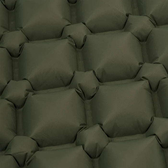 Highlander NAP-PAK Inflatable Camping Sleeping mat - Green