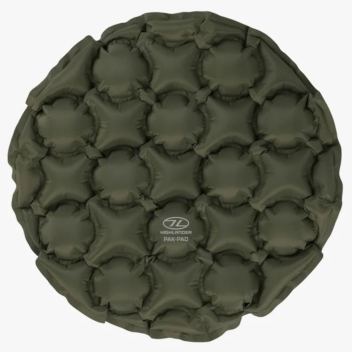 Highlander Pak-Pad Trekking Air Seat - Olive