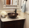 Hubble 14" Vessel Bathroom Sink in Aged Copper