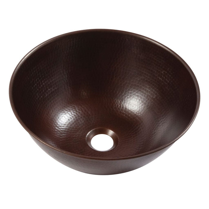 Hubble 14" Vessel Bathroom Sink in Aged Copper