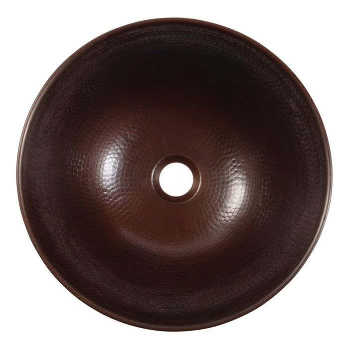 Hubble 14" Vessel Bathroom Sink in Aged Copper