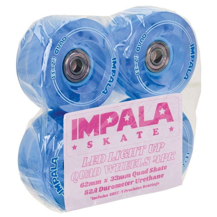 Impala Light Up Blue Wheels - Inlinex