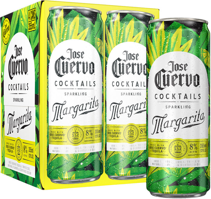 Jose Cuervo Sparkling Margarita 4pk 355ml Can
