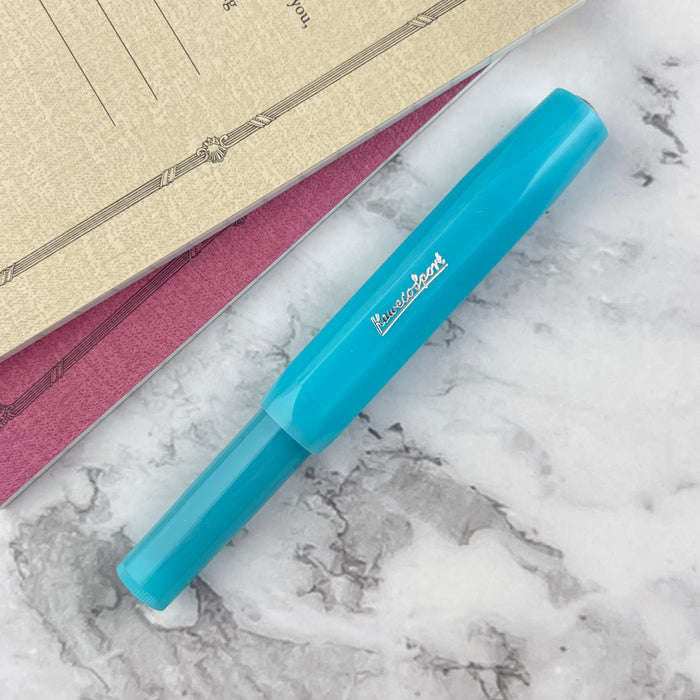 Kaweco Frosted Sport Fountain Pen - Blueberry
