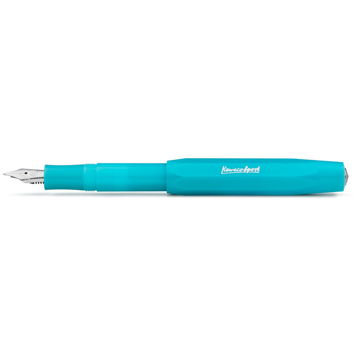 Kaweco Frosted Sport Fountain Pen - Blueberry | Atlas Stationers.