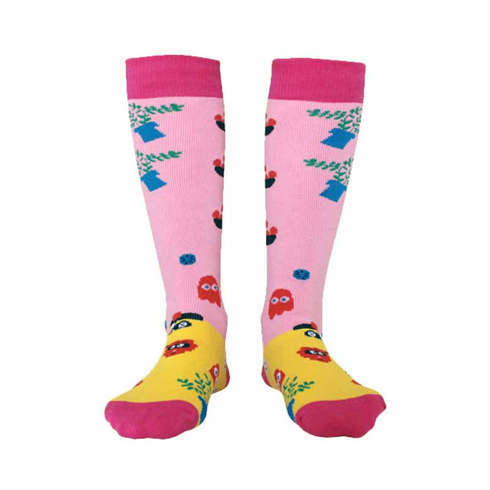 Kids Pink Fruit High Skating Socks - Inlinex