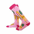 Kids Pink Giraffe High Skating Socks - Inlinex