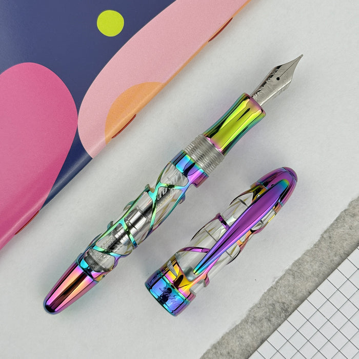 Laban Skeleton Fountain Pen - Rainbow