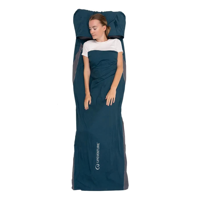 Lifeventure Cotton Ultimate Sleeping Bag Liner - Mummy