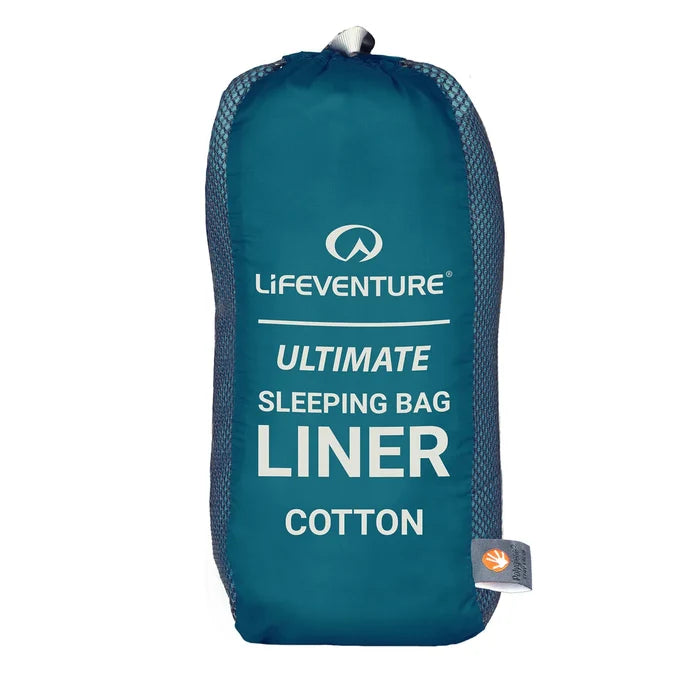 Lifeventure Cotton Ultimate Sleeping Bag Liner - Mummy