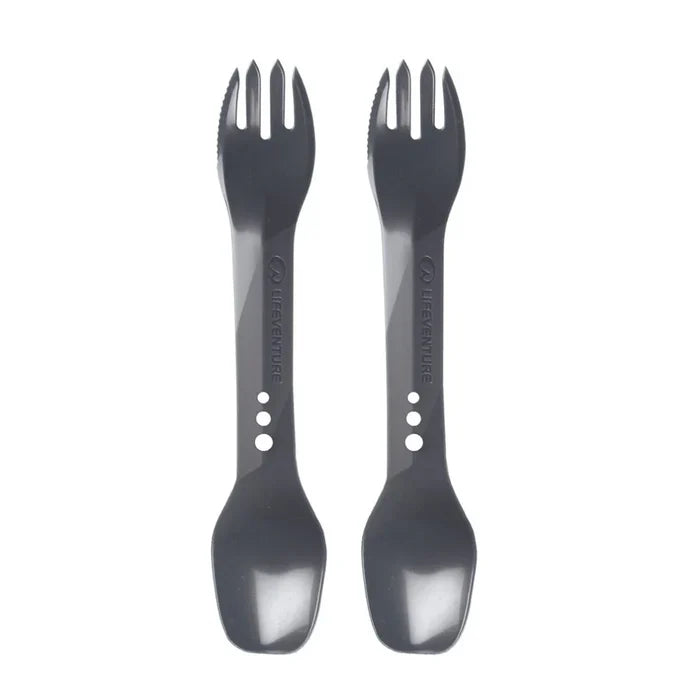 Lifeventure Ellipse Camping Spork - Graphite