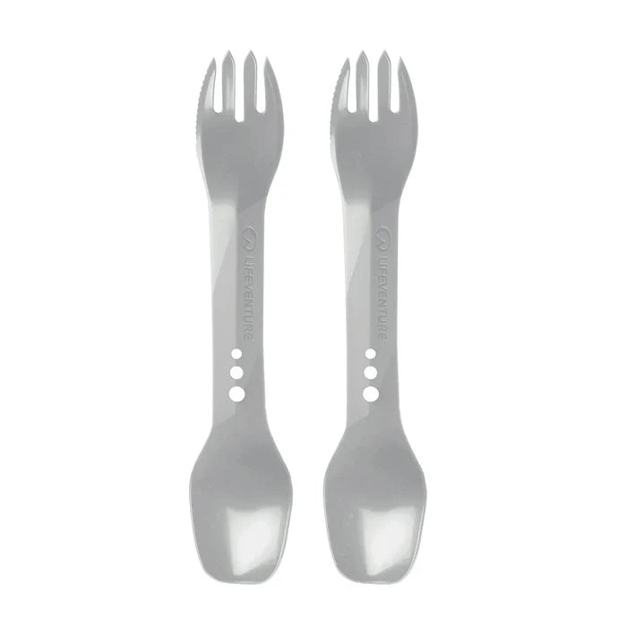 Lifeventure Ellipse Camping Spork - Light Grey