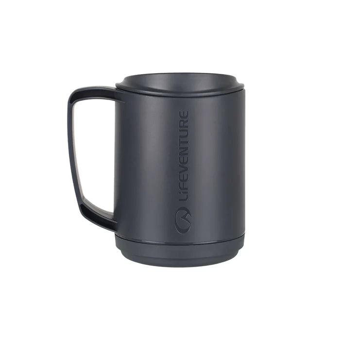 Lifeventure Ellipse Insulated Camping Mug DofE Recommended Kit - Graphite