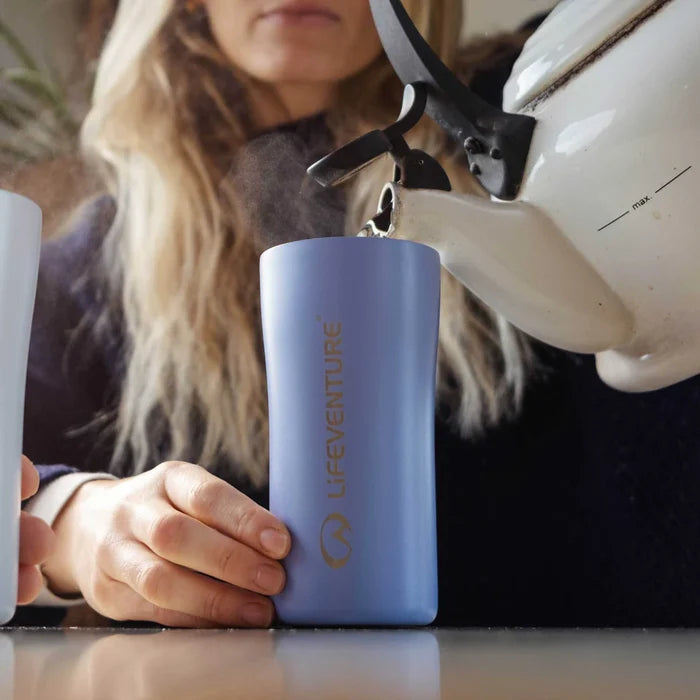 Lifeventure One-Touch Thermal Mug - Lavendar 350ml