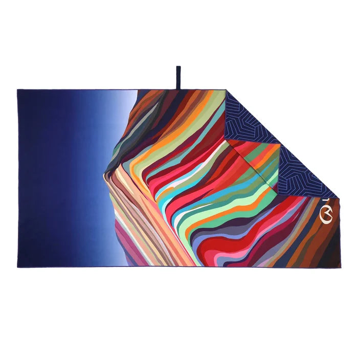 Lifeventure SoftFibre Giant Recycled Towel - Rainbow Mountain