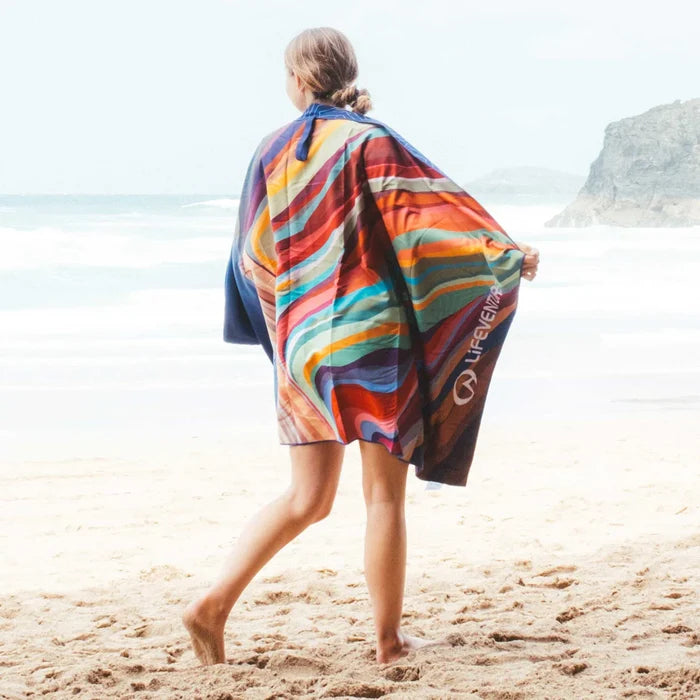 Lifeventure SoftFibre Giant Recycled Towel - Rainbow Mountain