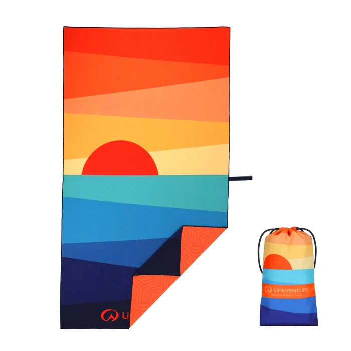 Lifeventure SoftFibre Giant Recycled Towel - Sun