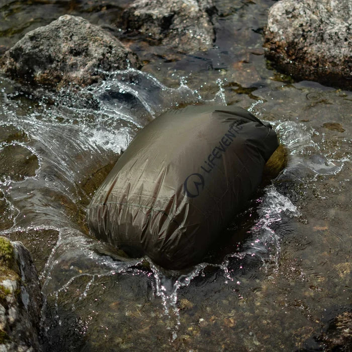 Lifeventure Ultralight Dry Bag - 25 Litre Olive