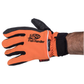 Lindy Fish Handling Single Glove Orange Left Hand