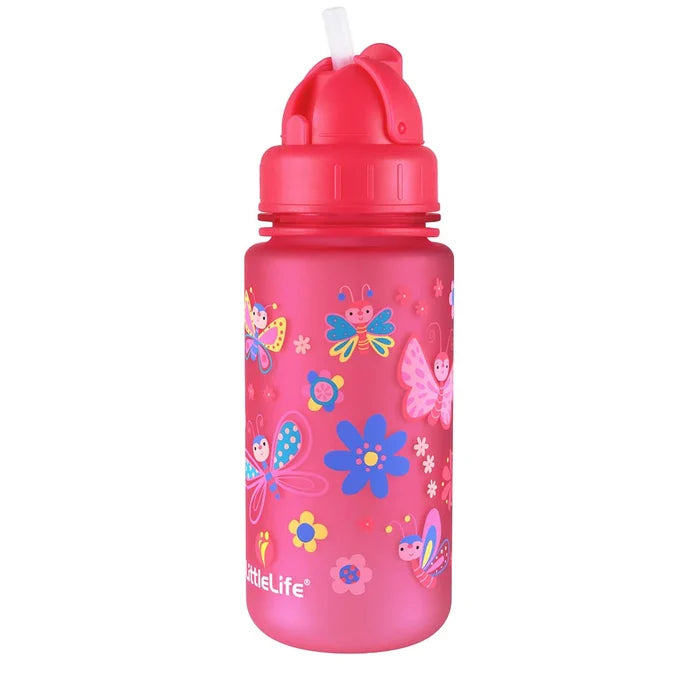 Littlelife Kids 400ml Water Bottle - Butterfly