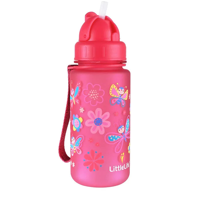 Littlelife Kids 400ml Water Bottle - Butterfly