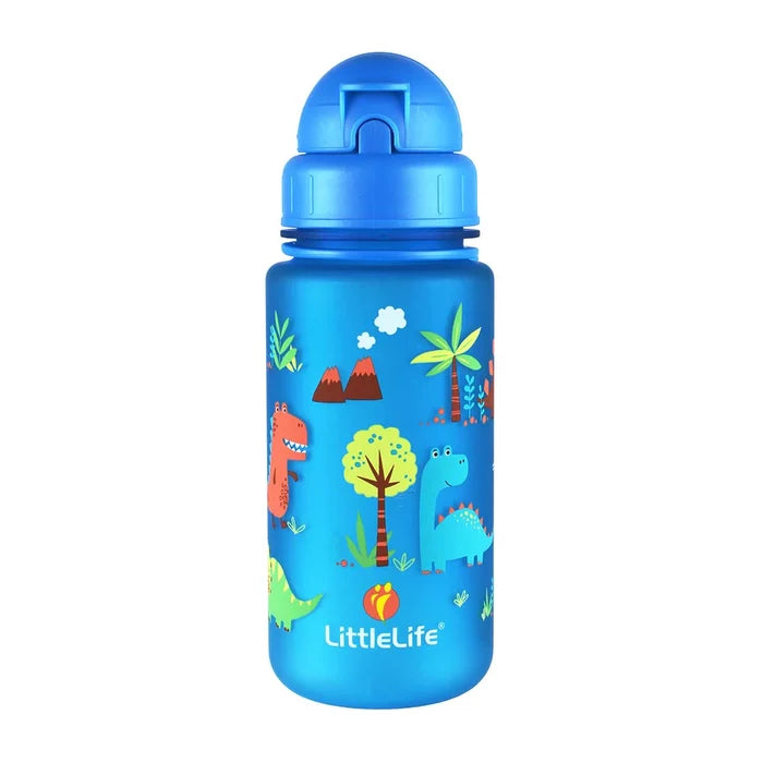 Littlelife Kids 400ml Water Bottle - Dinosaur