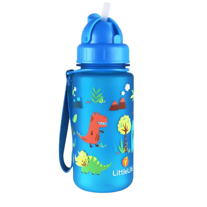 Littlelife Kids 400ml Water Bottle - Dinosaur