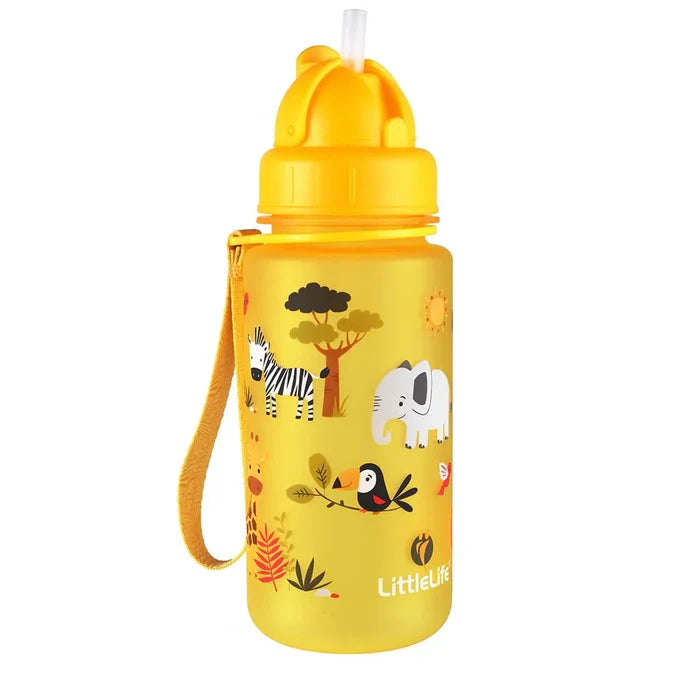 Littlelife Kids 400ml Water Bottle - Safari