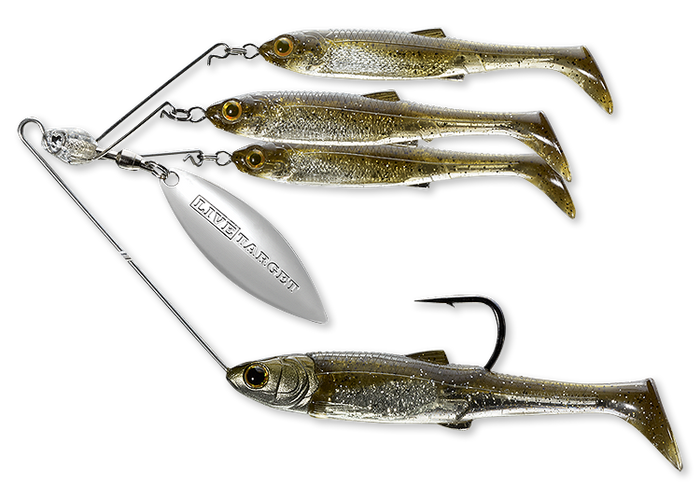 Green Pumpkinseed Silver / Small - 3/8 oz - 3/0