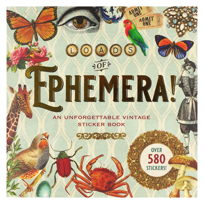 Atlas Stationers - Loads of Ephemera Sticker Book - Stickers