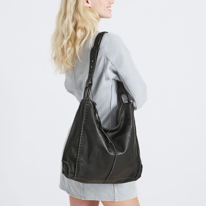 The Sak Los Feliz Bucket Hobo - Leather - Black