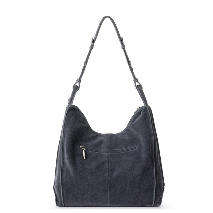 The Sak Los Feliz Bucket Hobo - Leather - Storm Grey Suede