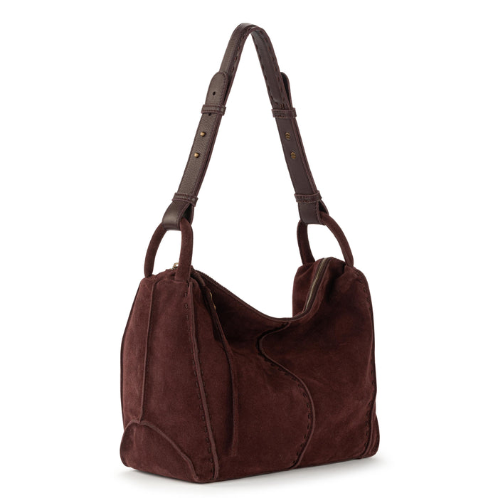 The Sak Los Feliz Hobo - Leather - Mahogany Suede