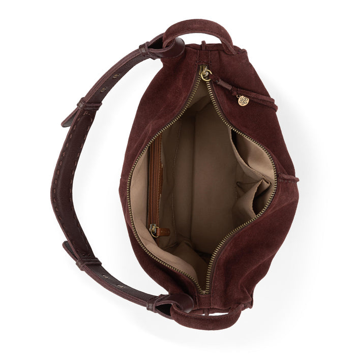 The Sak Los Feliz Hobo - Leather - Mahogany Suede