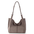 The Sak Los Feliz Medium Tote - Leather - Mushroom Suede