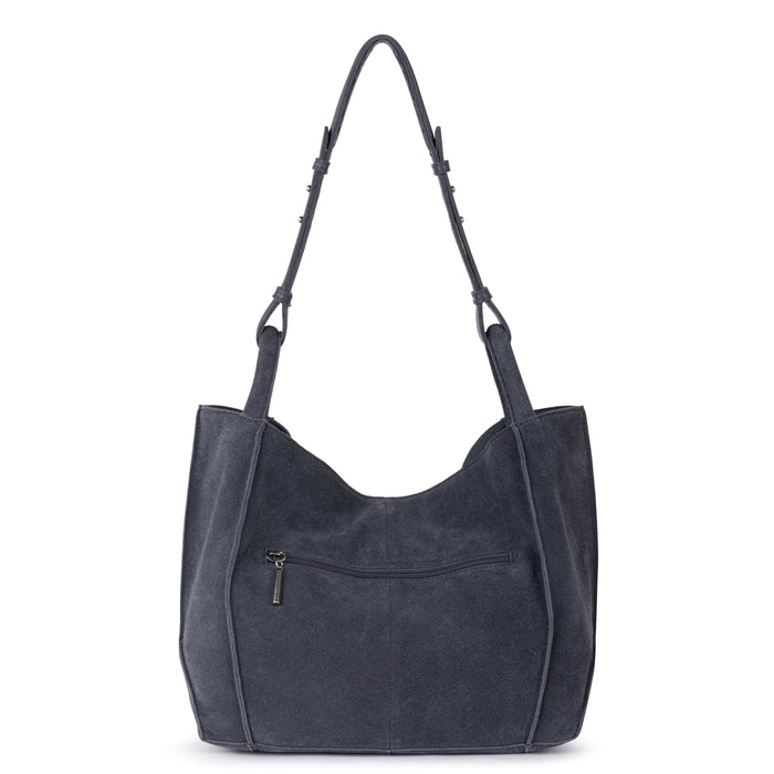 The Sak Los Feliz Medium Tote - Leather - Storm Grey Suede