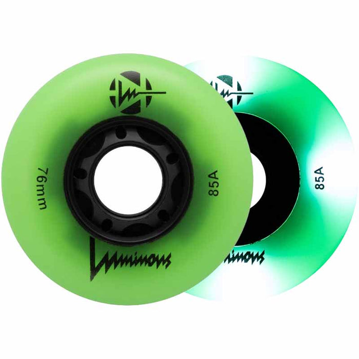 Luminous LED 76mm Wheels - Inlinex