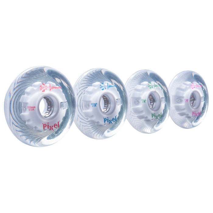 Luminous LED Pixel 80mm Wheels