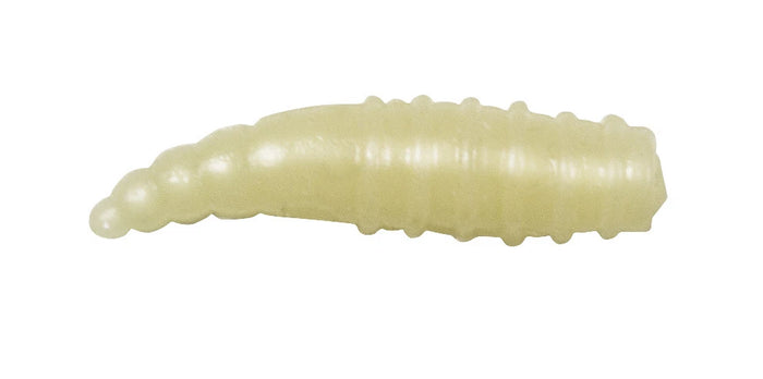 Lunkerhunt Larvae Bait Jar 1/3 oz. - Glow