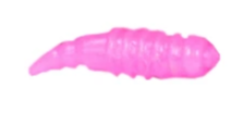 Lunkerhunt Larvae Bait Jar 1/3 oz. - Pink