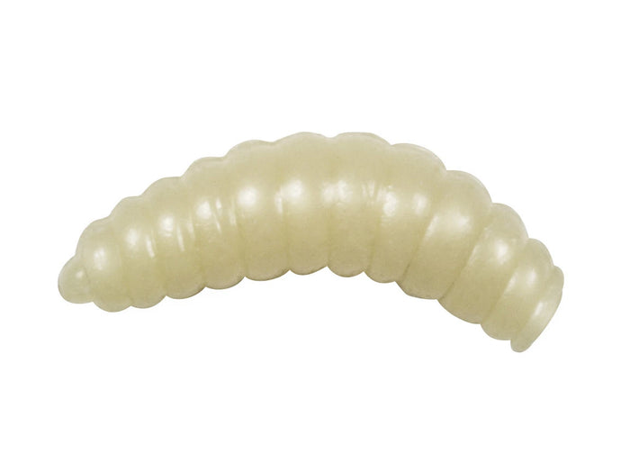 Lunkerhunt Wax Worm Bait Jar 1/3 oz. - Glow