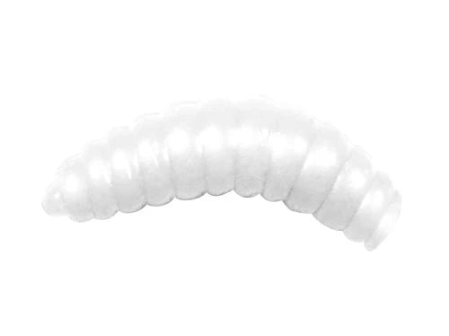 Lunkerhunt Wax Worm Bait Jar 1/3 oz. - White
