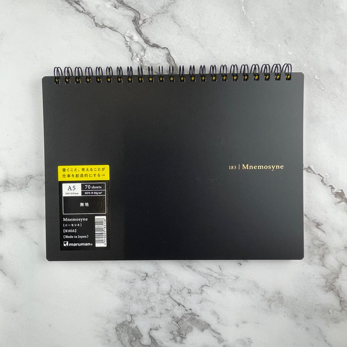 Maruman Mnemosyne Notebook - Plain - A5