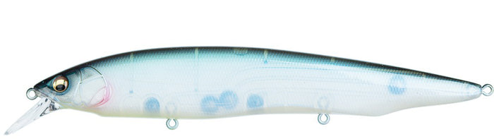 Megabass Kanata +1 Jerkbait - Kameyama Ghost Pearl
