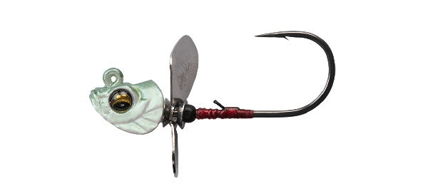 Megabass Okashira Screwhead Swimbait/Spybait Jighead 3 pack Melon Ayu